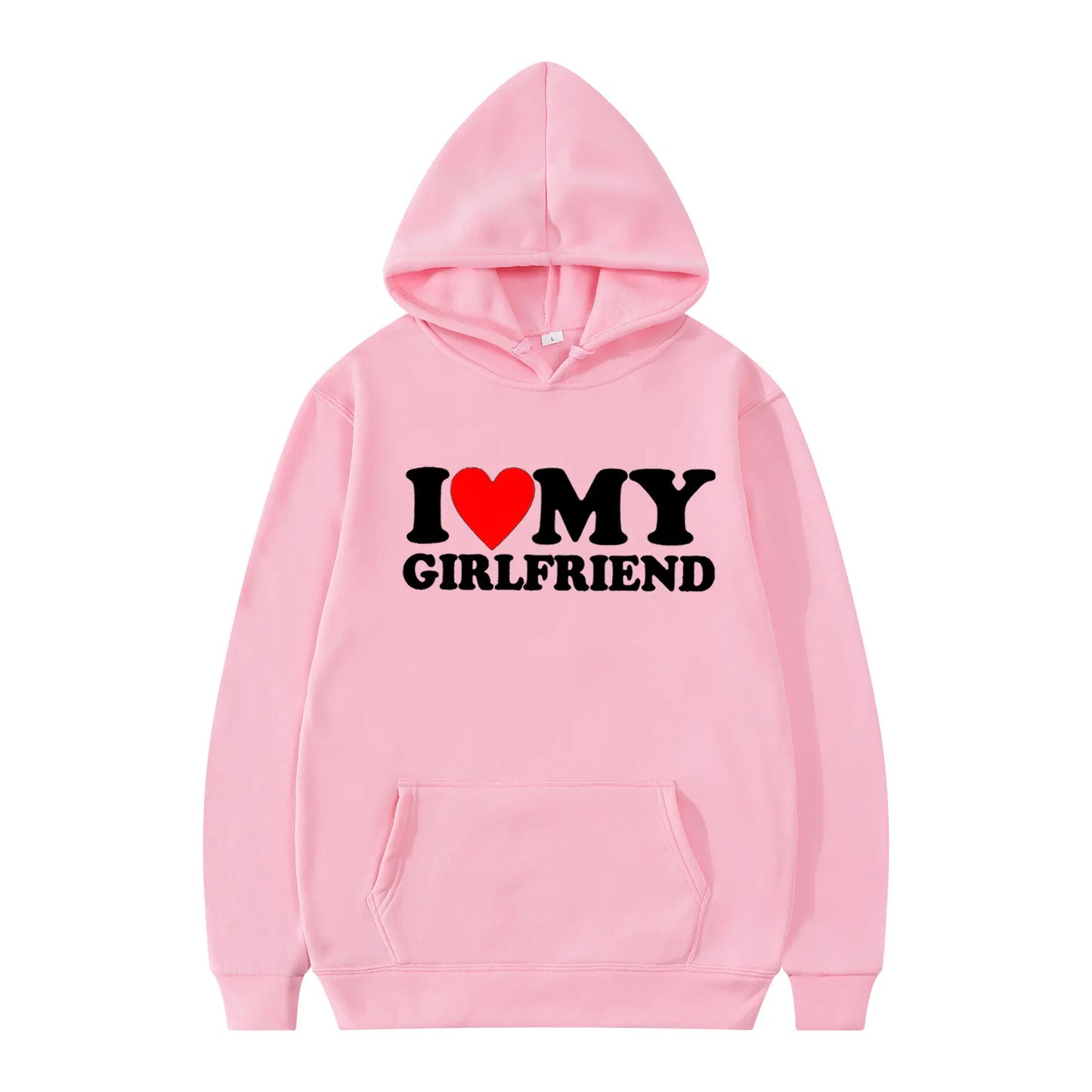 Valentine's I Love My Boyfriend Girlfriend Hoodie