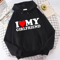 Valentine's I Love My Boyfriend Girlfriend Hoodie