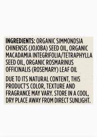 Sky Organics - Organic Rosemary Oil with Strong Roots - Hair Growth Serum with Macadamia Jojoba & Essential Oils for Scalp - Natural Beauty and Hair Care - 2 fl oz