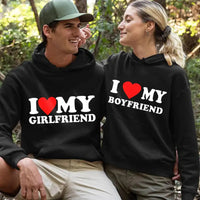 Valentine's I Love My Boyfriend Girlfriend Hoodie
