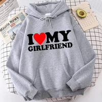 Valentine's I Love My Boyfriend Girlfriend Hoodie